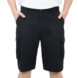 Mens Cargo Combat Shorts 100% Cotton 6 Pockets